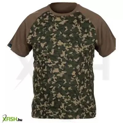 Shimano Apparel Trench Wear Raglan T-shirt Horgász Póló Tri Cam M