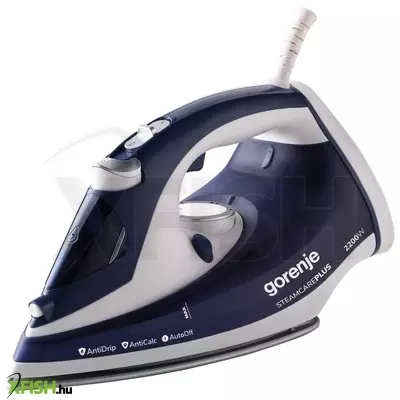 Gorenje sih2200blc gőzölős vasaló, 2200 w, kerámia talp, 0,35 literes víztartály, automatikus kikapcsolás