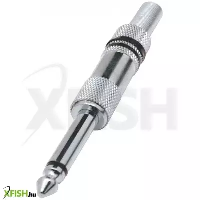 Use home sk 2m jack dugó, 6,3mm monó lengődugó, fém, törésgátló