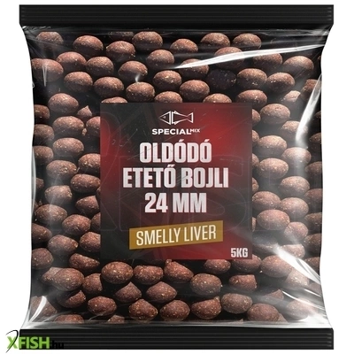 Speciál Mix Oldódó Etető Bojli Májas 24mm 5000g