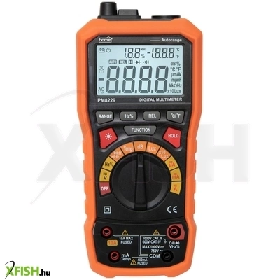 Home sma 8229 digitális multiméter, professzionális, hőmérséklet/páratartalom/frekvencia/hangnyomás/fényerő mérés