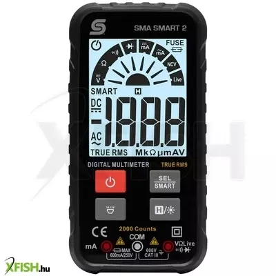 Home sma smart 2 multiméter, intelligens smart azonosítás és manuális funkciók, érintés nélküli feszültségvizsgáló, automatikus méréshatár váltás