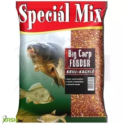 Speciál Mix Big Carp Feeder Nagy Pontyos Etetőanyag Krill Kagyló 1500g