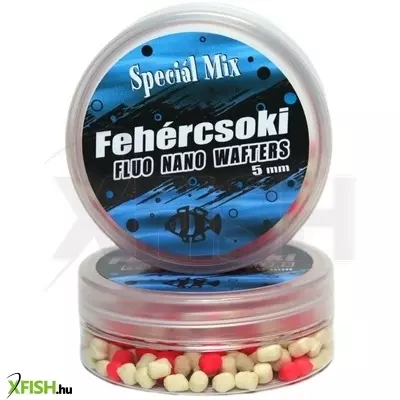 Speciál Mix Fluo Nano Wafters csali Fehércsoki 5 mm 15 g