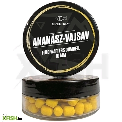 Speciál Mix Fluo Wafters Dumbell Method Csali Ananász Vajsav 10mm 20g