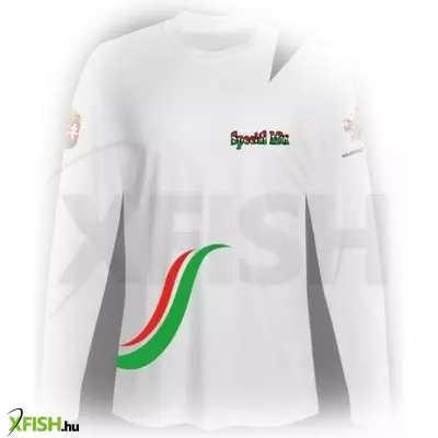 Speciál mix hosszú ujjú Uv álló póló Fehér Xl