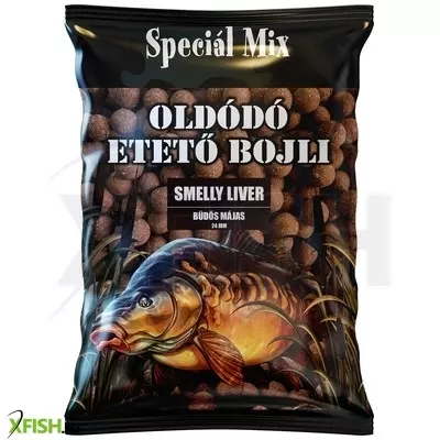 Speciál Mix Oldódó Etető Bojli Májas 24mm 1000g