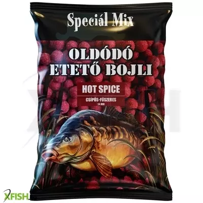 Speciál Mix Oldódó Etető Bojli Csípős Fűszeres 24mm 1000g