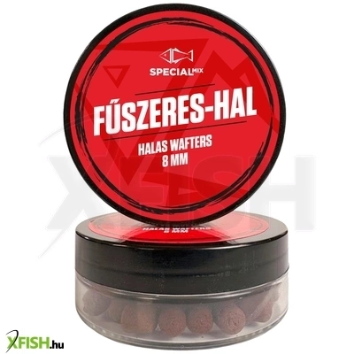 Speciál mix BOOM Oldódó, halas dumbell csali wafters Fűszeres hal 8 mm30 g