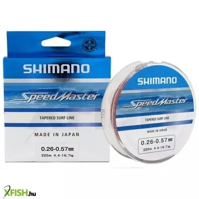 Shimano Line Speedmaster Surf Taper Dobóelőtét Zsinór Víztiszta 0,18mm-0,50mm 10x15m