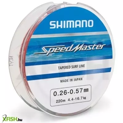 Shimano Line Speedmaster Surf Tapered Dobóelőtét Zsinór Multi Color 220m 0,26-0,57mm 4,4-16,7Kg