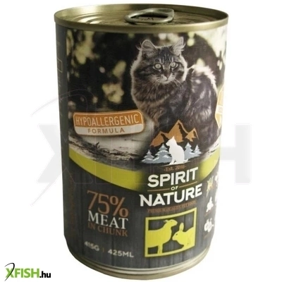 Spirit Of Nature Cat Konzerv Bárányhússal És Nyúlhússal 415g 12db/csomag