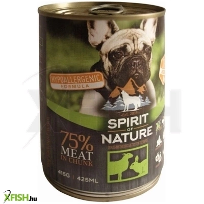 Spirit Of Nature Dog Konzerv Bárányhússal És Nyúlhússal 415g 12db/csomag
