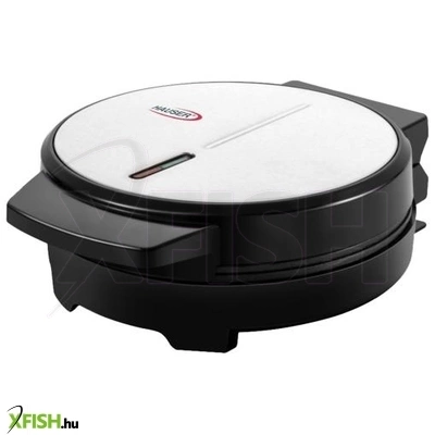 Hauser sn-902 ostyasütő, 1000 w, édes/sós ostya készítése, tapadásmentes bevonat, fekete/ezüst színű