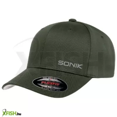 Sonik Flexfit Olive Cap Sapka baseball sapka