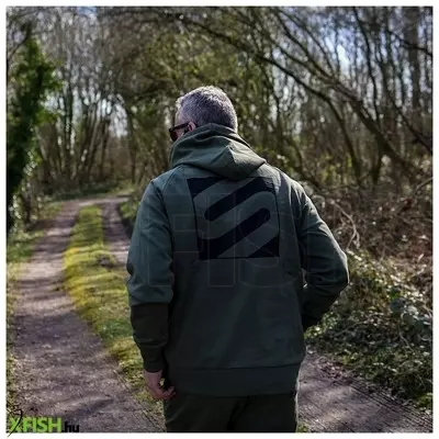 Sonik  Hoody Kapucnis Melegítő Felső Zöld L