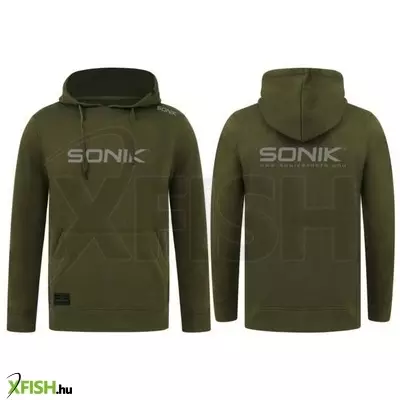 Sonik  Hoody Kapucnis Melegítő Felső Zöld Xl