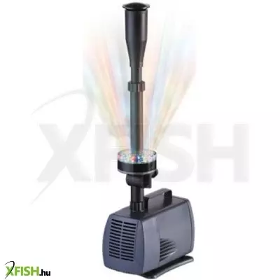 Sobo led-3800fp vízpumpa szökőkúttal, LED lámpával - 2000l/h