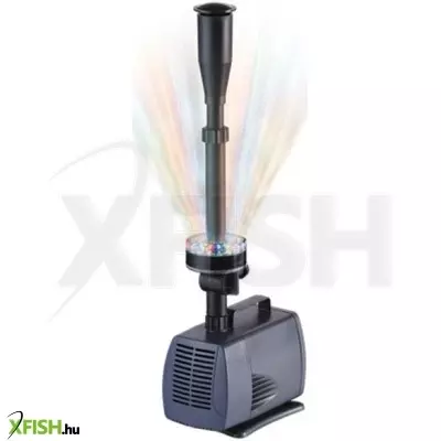 Sobo led-7800fp vízpumpa szökőkúttal, LED lámpával - 4500l/h