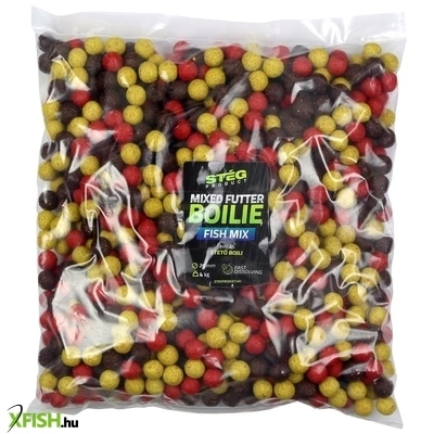 Stég Product Mixed Futter Etetőbojli Halas 20mm 4000g
