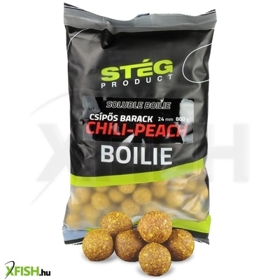 Stég Product Soluble Horgász Bojli Chili Barack 24mm 800g