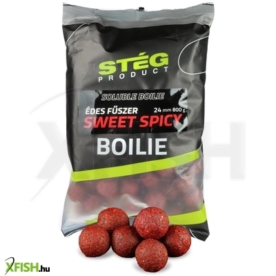 Stég Product Soluble Horgász Bojli Fűszer Halas 24mm 800g