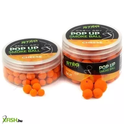 Stég Product Pop Up Smoke Ball Feeder Lebegő Csali 8-10 mm Cheese Sajt 20g