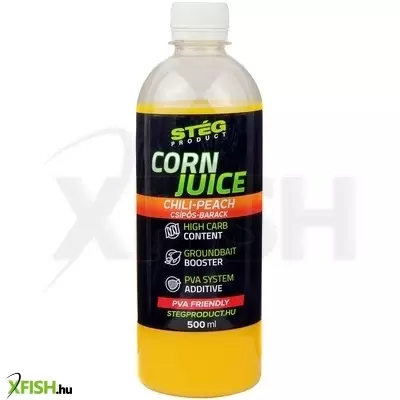 Stég Corn Juice Liquid Csípős Barack 500ml