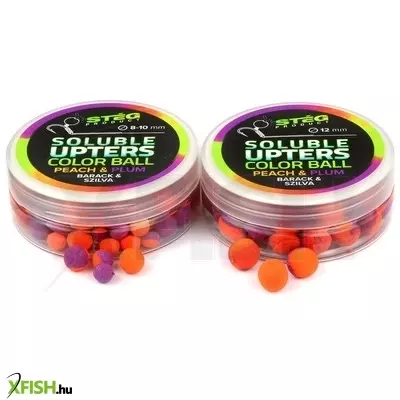 Stég Product Soluble Upters Color Ball Csali Peach & Plum Barack Szilva 12 mm 30 G