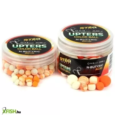 Stég Product Upters Color Ball Balanszírozott Feeder Csali 11-15mm N-Butyric Acid 60g