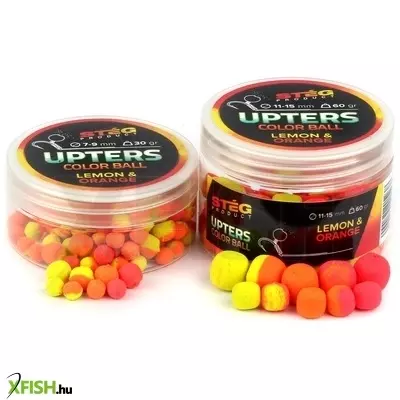 Stég Product Upters Color Ball Balanszírozott Feeder Csali 11-15mm Lemon & Orange Citrom és Narancs 60g