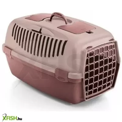 Gulliver szállító 2 55x36x35cm púderrózsaszín/barna