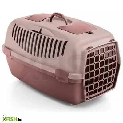 Gulliver szállító 3 61x40x38cm púderrózsaszín/barna