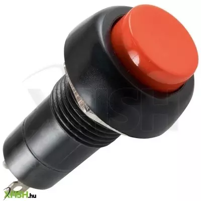 use home sp 10/rd nyomógomb, 1 áramkör, záró, 125 v, 3 a, piros