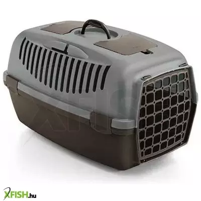 Stefanplast gulliver 2 kisállat szállító doboz műanyag ajtóval (max. 8kg, 55x36x35cm)