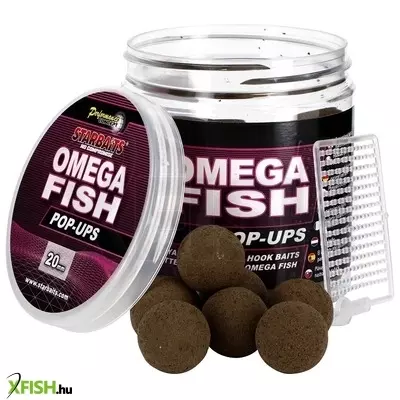Starbaits Omega Fish Pop Up Lebegő Bojli Halas 80G 20Mm
