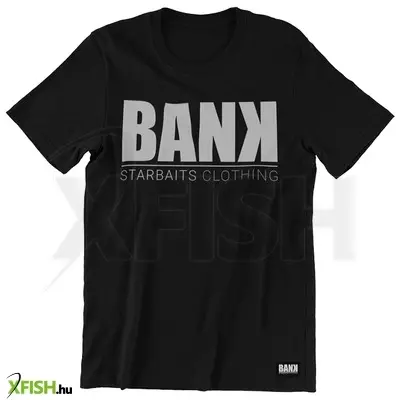 Starbaits Bank Black Fekete Színű Póló XXL-es