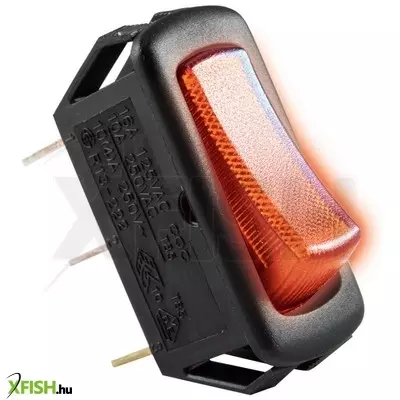 Use home stv 03 világítós billenőkapcsoló, 1 áramkör - 2 állás, 250 v, 10 a, piros