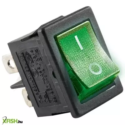 Use home stv 06 világítós billenőkapcsoló, 2 áramkör - 2 állás, 250 v, 5 a, zöld