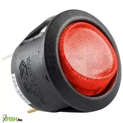 Use home stv 07 világítós billenőkapcsoló, 1 áramkör - 2 állás, 250 v, 6 a, piros