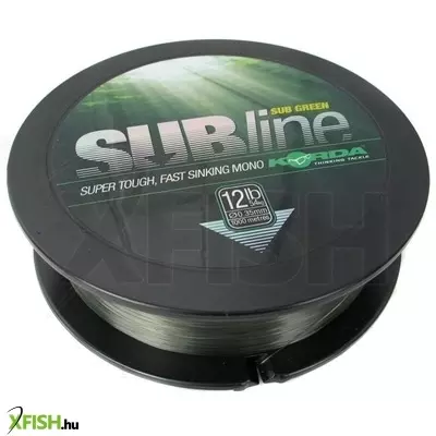 Korda Subline Ultra Tough Pontyozó Zsinór 0,43mm 1000M - Green 20Lb