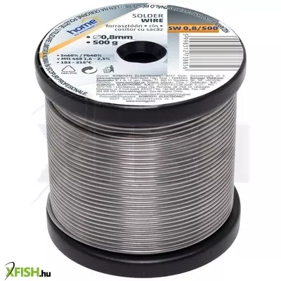 Sma home sw 0,8/500 forrasztóón, 0,8mm, 500g, európai gyártótól származó kiváló minőségű forrasztóón, összetétel sn/pb 60/40%, gyanta 2,0%