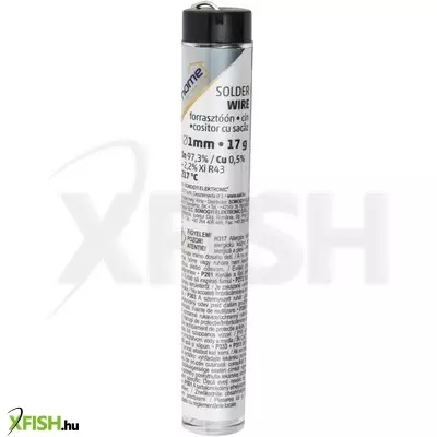 Sma home swcu 1/17 forrasztóóntoll, átmérő 1mm, sn/cu 97,3%/0,5%, gyanta 2,2 %, nettó súly 17 g, méret∅17x91mm, ólommentes!