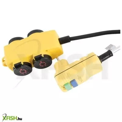 Home stanley sxeccr25aje 4-es elosztó kapcsolóval, 5 m, ip44-es védelem, rcd dugóval áramütés és elektromos tűz ellen, h07rn-f 3g1,5 mm2 kábel,