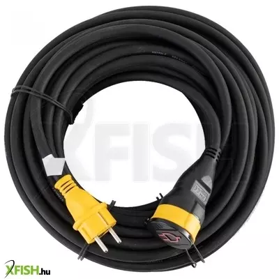 Home stanley sxeccr91a1e hosszabbító lengőaljzattal, 10 m, ip44-es védelem, kül- és beltéren egyaránt használható, h07rn-f 3g1,5 mm2 fekete kábel