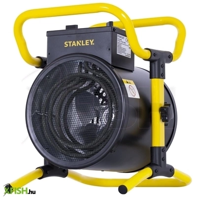 stanley sxjh103000e ipari fűtőtest, max. 3000 w, 3 fokozat, termosztát, fém ház, sus fűtőelem