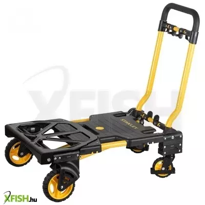 stanley sxwtd-ft585 összecsukható molnárkocsi, 2 in 1 kiskocsi, max. 137 kg teherbírás, tömege 7,3 kg, molnárkocsinak átalakítható