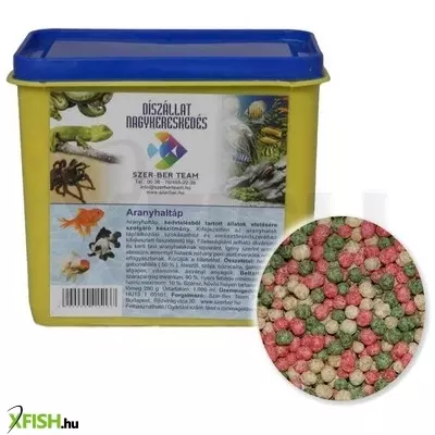 Szer-ber team szer-ber aranyhaltáp díszhaleleség pellet - 1000ml