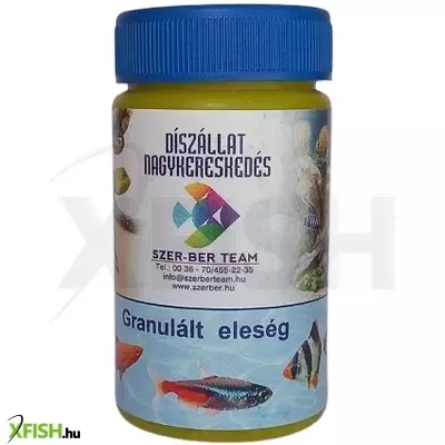 szer-ber granulált szemcsés díszhaleleség - 150ml