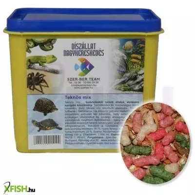 szer-ber team szer-ber teknős mix teljesértékű eleség víziteknősőknek - 150ml